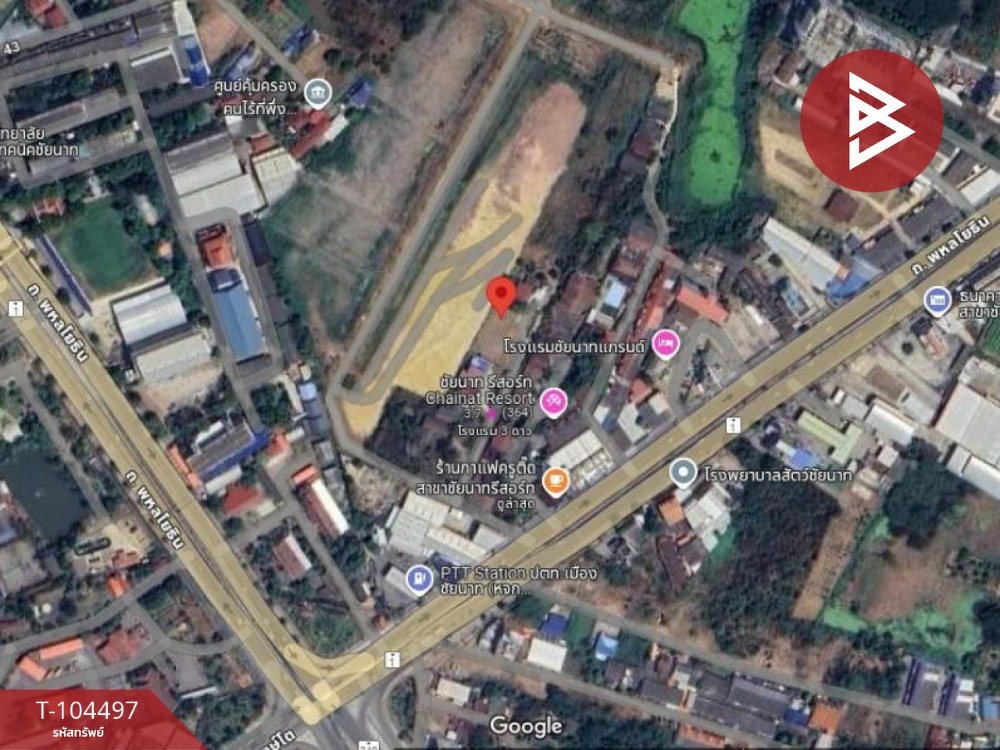 ขายที่ดินเปล่า เนื้อที่ 3 งาน 44.1 ตร.วา บ้านกล้วย ชัยนาท